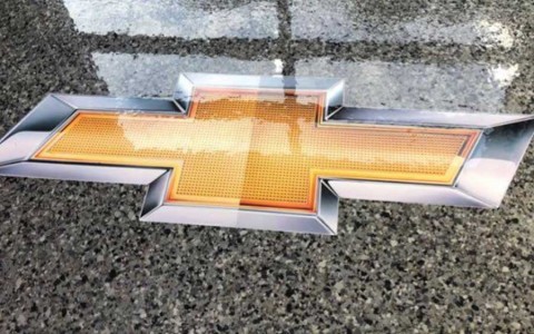 Epoxy Garage Floor with Emblem